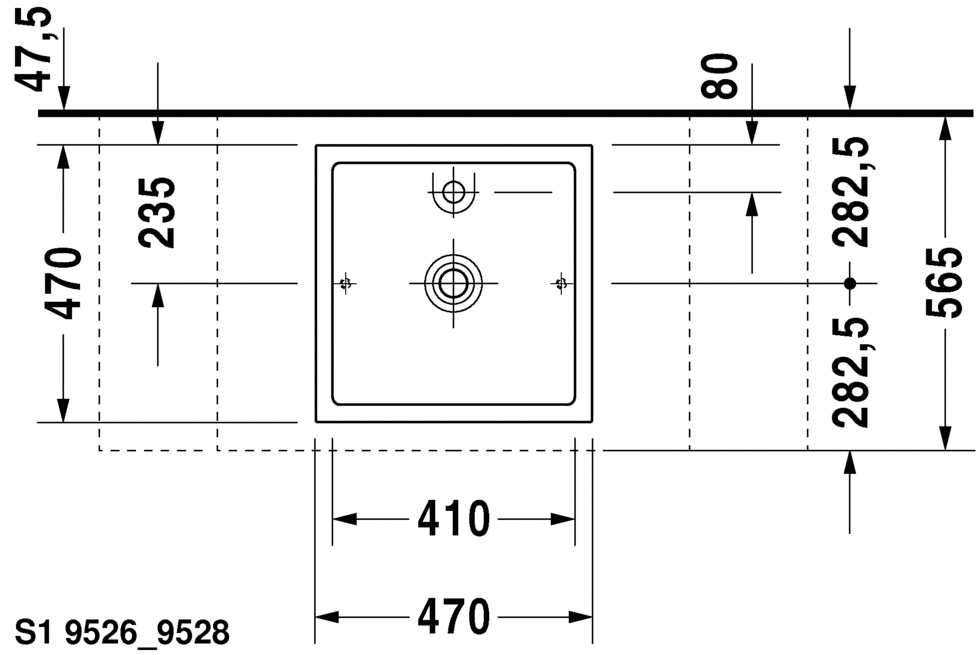 0387470027 Подвесная раковина настенная овальная Duravit Starck 1 - Вид №3