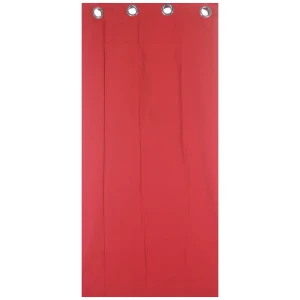 Штора на люверсах «Элема» 140х280 см цвет оранжевый