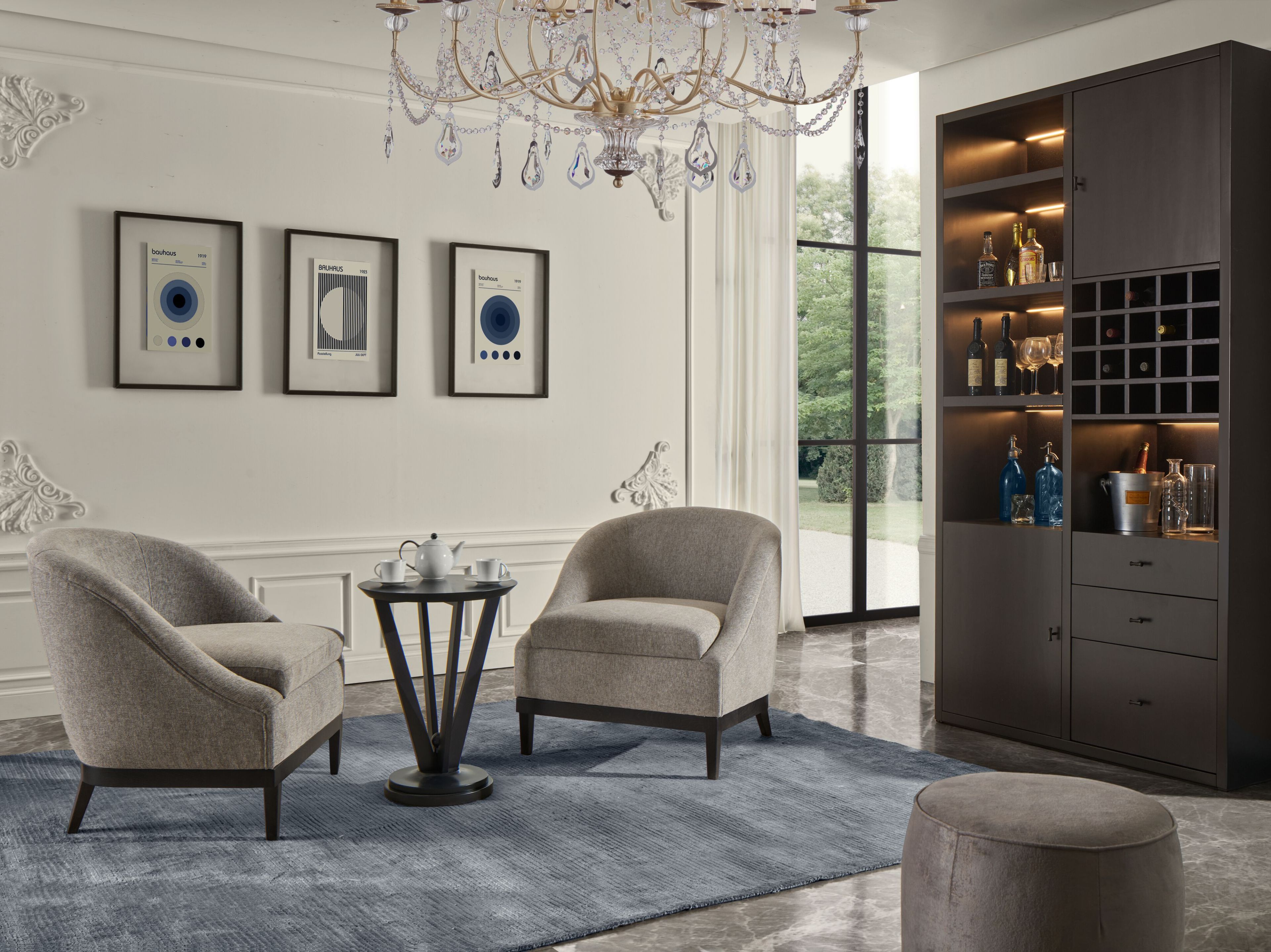 Круглый деревянный журнальный столик GUERRA VANNI Studio Privè ARCH-00051663 - Вид №1