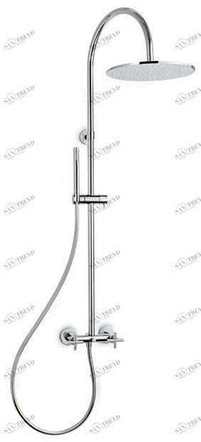 newform Настенная душевая стойка с душевой лейкой Blink 70852 - 70952