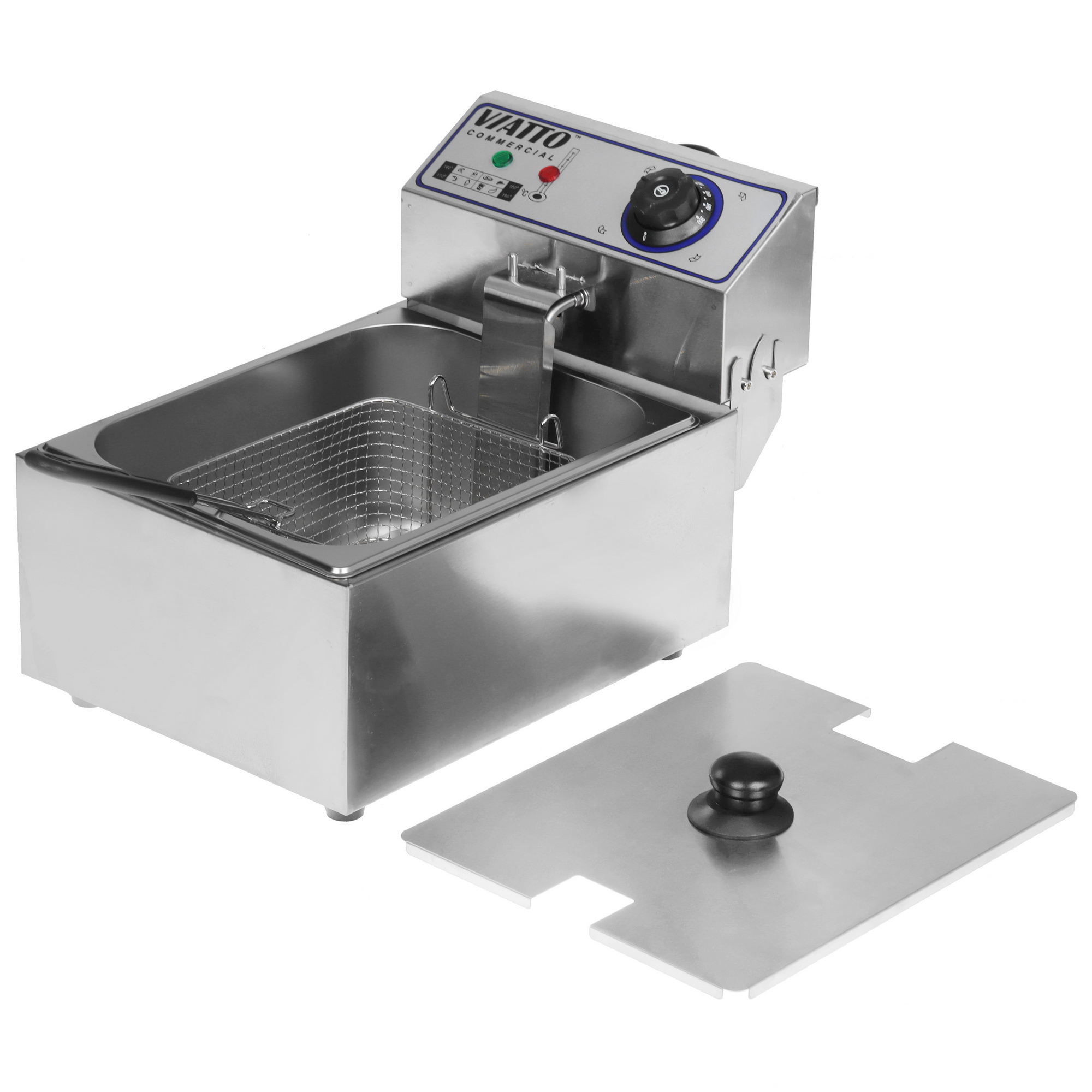 9909638 Фритюрница VIATTO EF‑6L серебристый STDN-0085824 - Вид №2