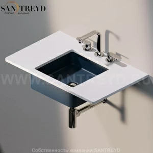 MW40SP7016 Накладная раковина под столешницу  квадратная Ceramica Flaminia Miniwash