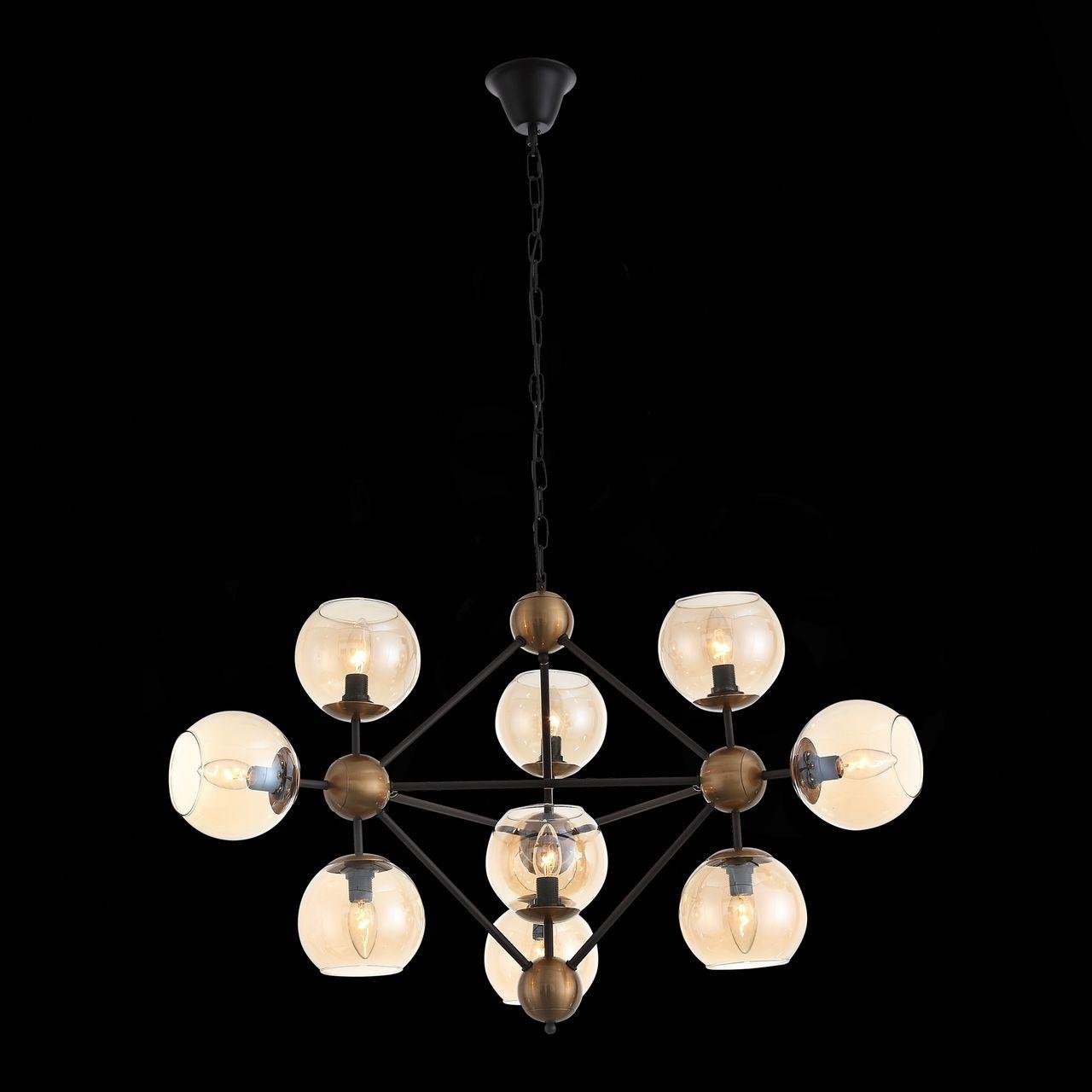 Подвесная люстра ST Luce Stampo SL549.423.10 ST LUCE ДИЗАЙНЕРСКИЕ, STAMPO 222828 Коричневый  - Вид №3
