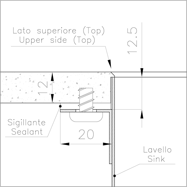 4155856 Раковина Phantom Edge Vintage Gun Metal - 4155 856 Fosterspa  - Вид №7