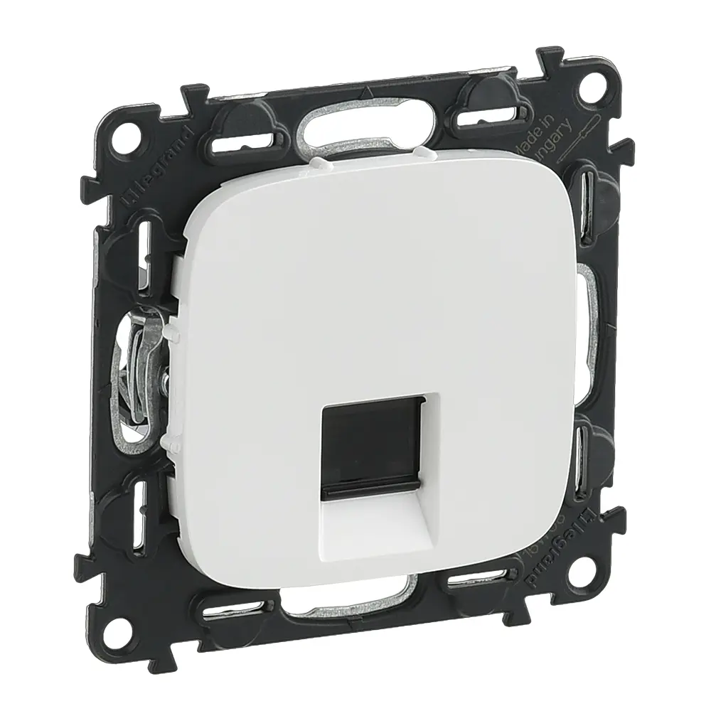 Розетка компьютерная Legrand VLN-A RJ45 CAT5E UTP цвет белый Valena Allure STLM-2207223 - Вид №1