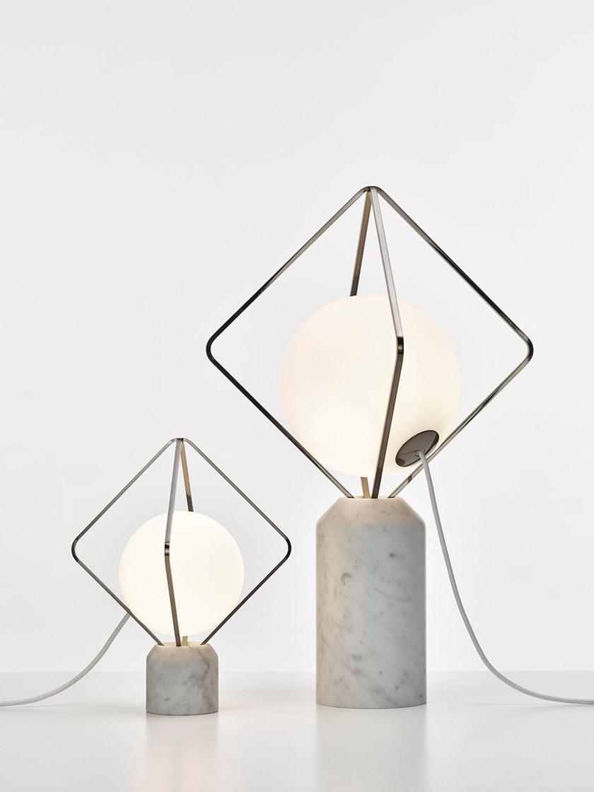 BROKIS Настольная лампа из мрамора и металла Jack o' lantern sun-id-1504552 - Вид №1