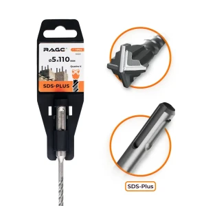 Бур RAGE SDS-plus для бетона и камня 5×110 мм 89383441