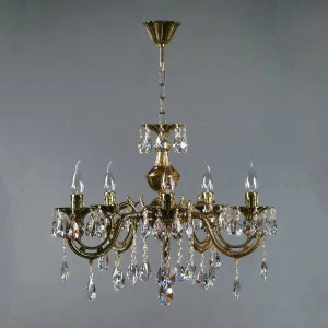 Подвесная люстра Ambiente Aria 8818/5 PB Tear drop AMBIENTE ДИЗАЙНЕРСКИЕ, ARIA 181510 Бронза