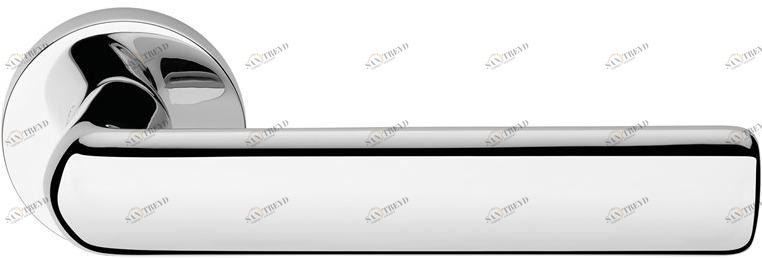 LINEA CALI' Ручка из латуни на розетке Strip 1660