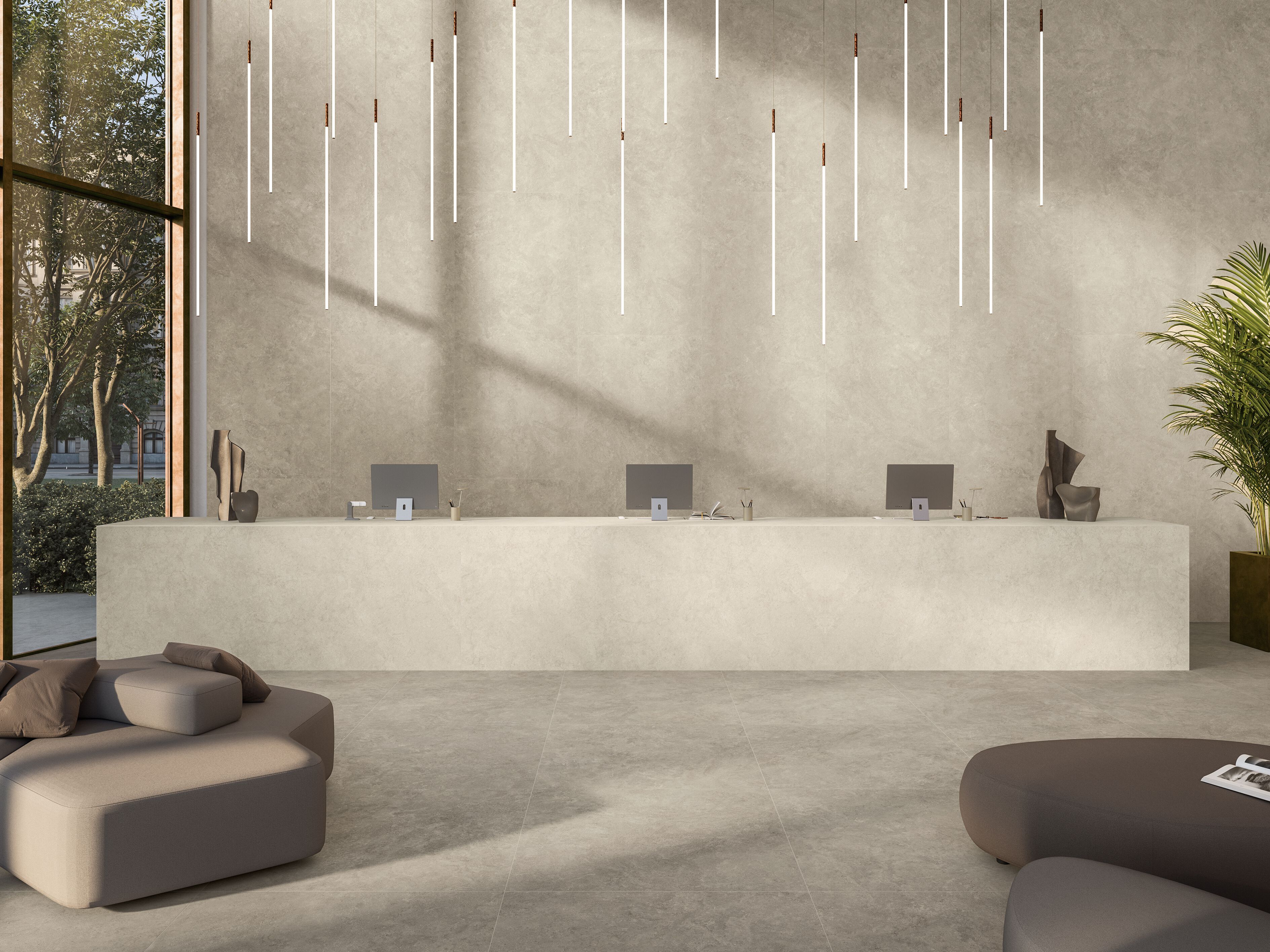 Пол / облицовка керамогранита с эффектом камня Atlas Concorde Boost Icor ARCH-00113949