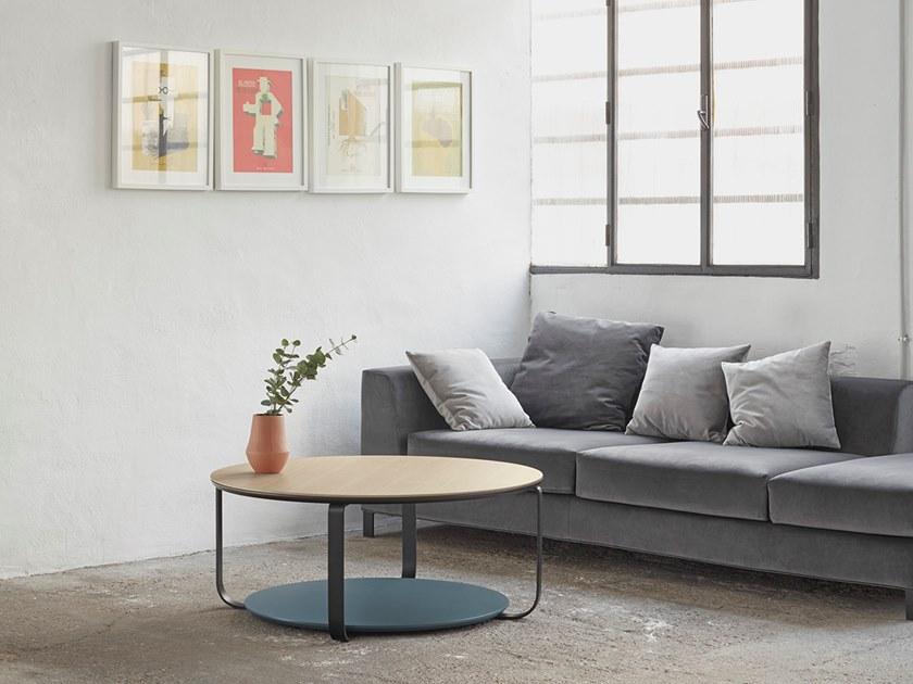 Kendo Mobiliario Низкий круглый деревянный журнальный столик sun-id-1505444 - Вид №7