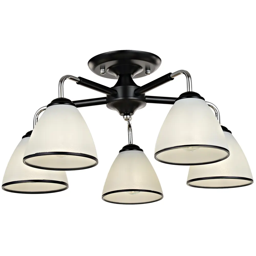 Люстра потолочная KREAFORTA Zeya 5 ламп цвет белый STLM-2194023 - Вид №4