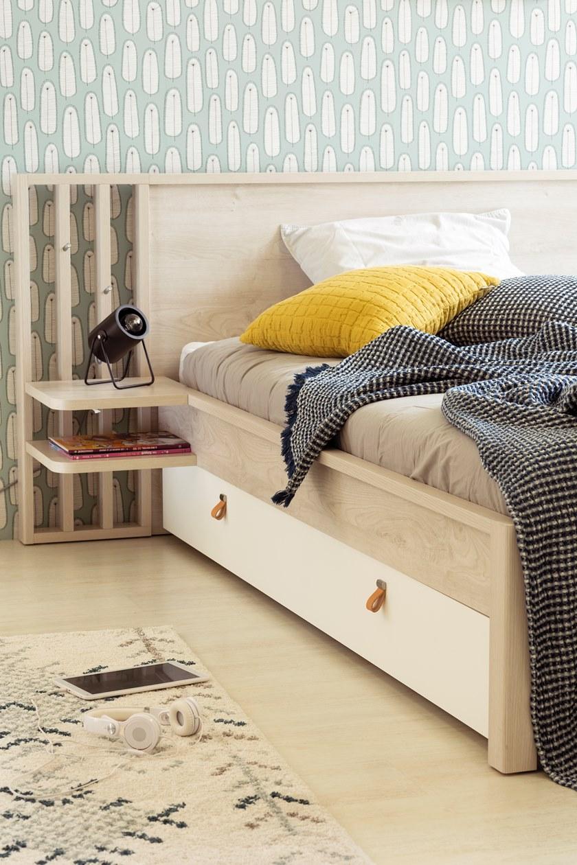 GAUTIER Односпальная кровать из меламина Lodge 1a21100 - Вид №4