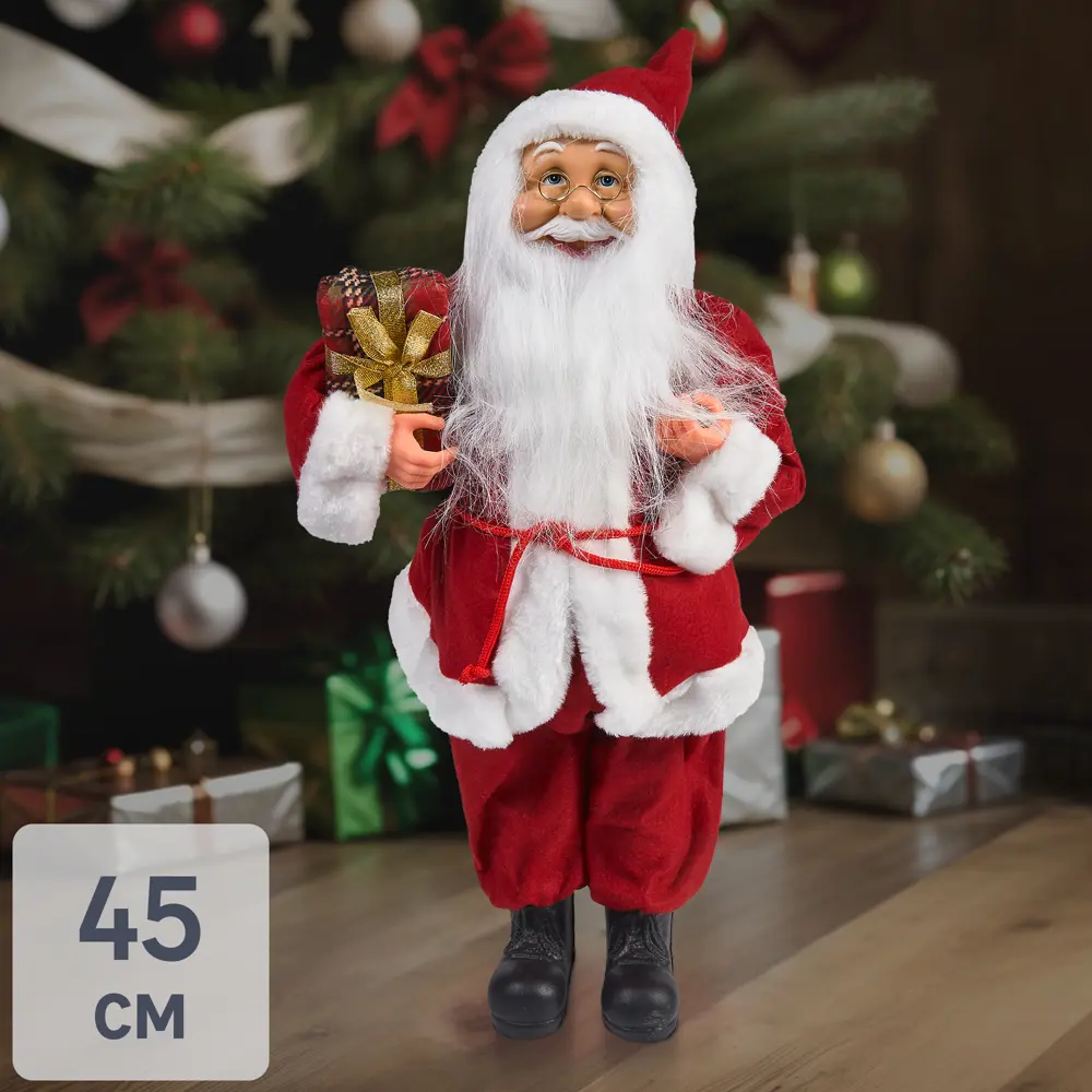 84749778 Фигура декоративная Санта рядом 45см STLM-0963412 Santreyd Christmas
