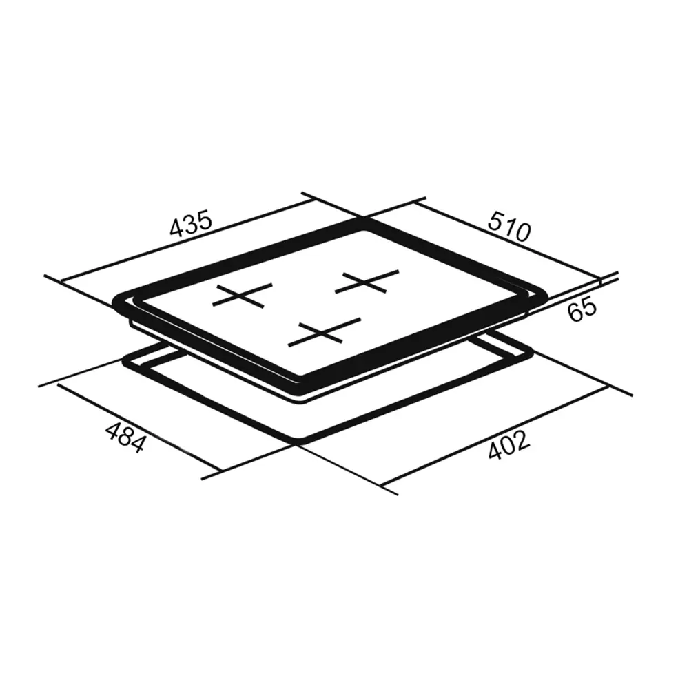 Варочная панель ORE CA45A — 3 конфорки с интеллектуальным управлением 81953847 STLM-0015132 - Вид №11