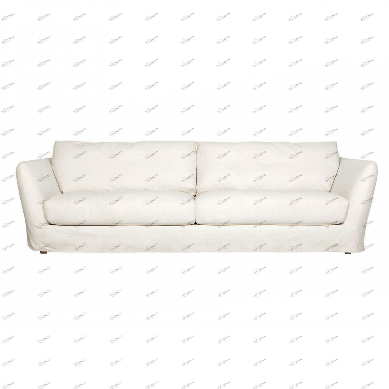 Диван Viktoria прямой белый со съемный чехлом SITS VIKTORIA 192409 Белый 