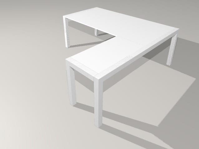 Угловой исполнительный стол PROF Extralight ARCH-00065652 - Вид №11