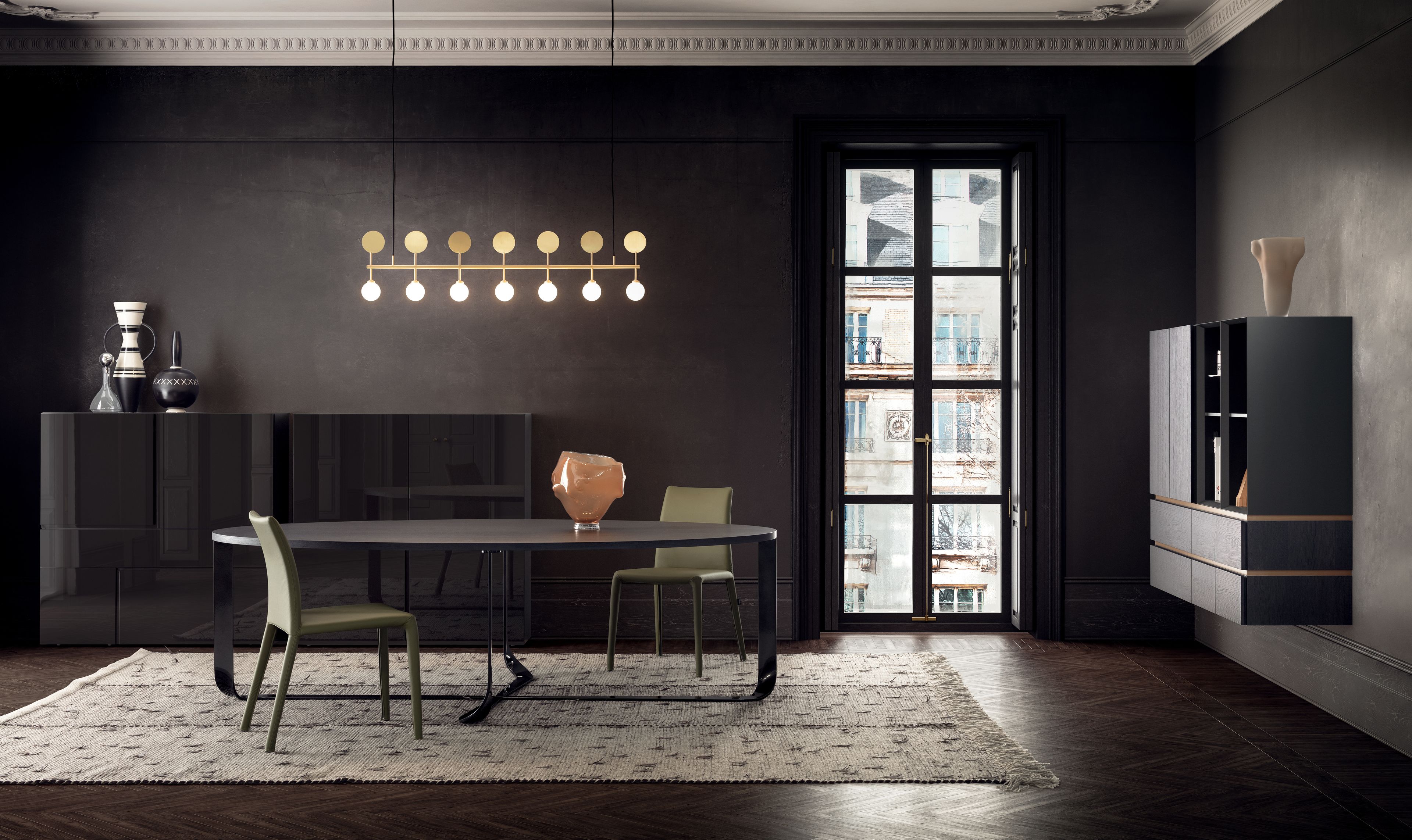 Деревянный овальный стол Pianca CONFLUENCE ARCH-00146855 - Вид №1