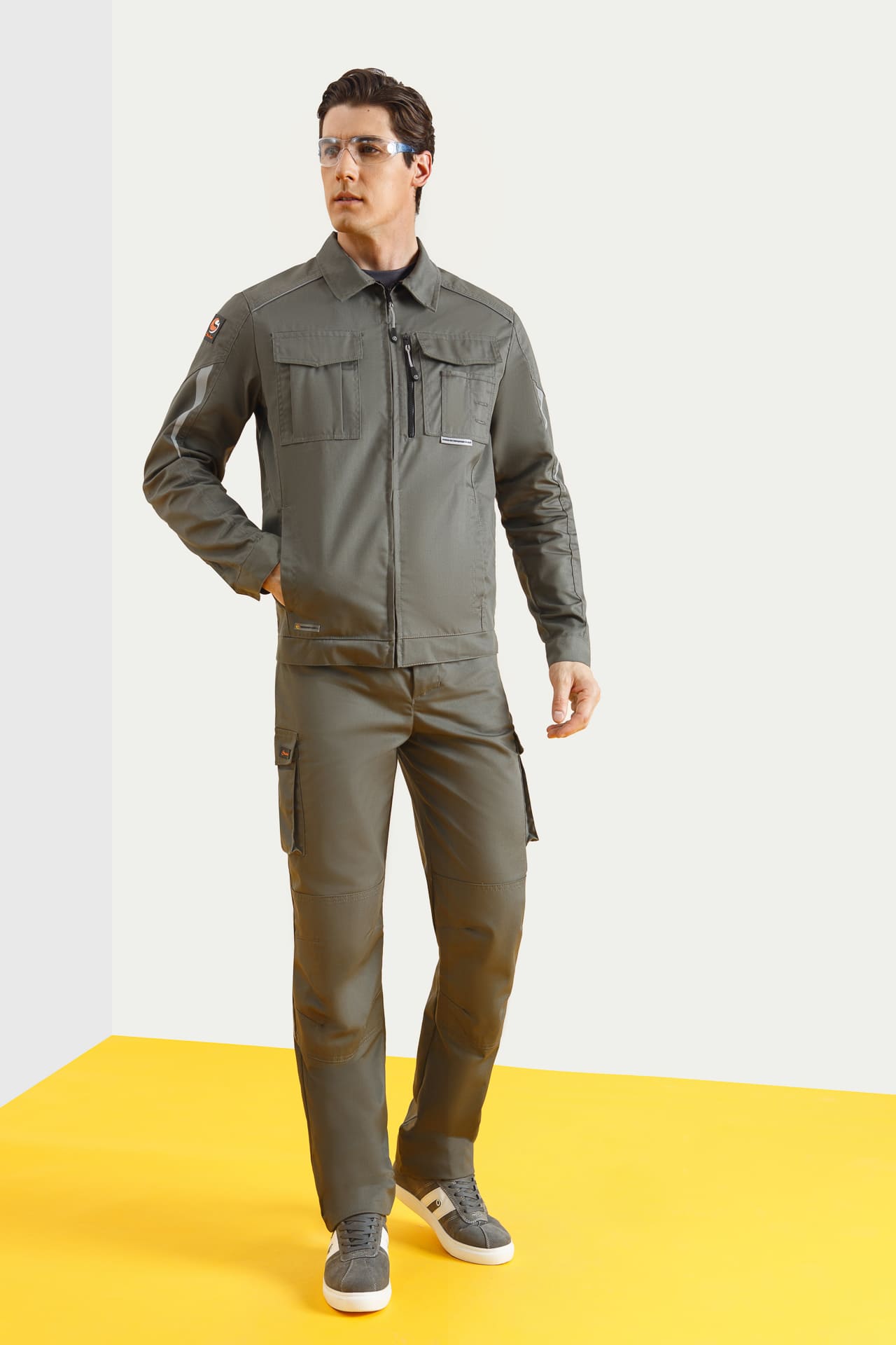 5026422 Костюм  NEW серый хаки STATUS  Летняя спецодежда  размер 48-50/170-176  - Вид №7