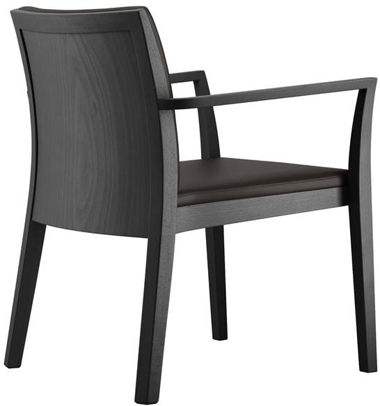 horgenglarus Стул из массива дерева с подлокотниками  6-775a  - Вид №4