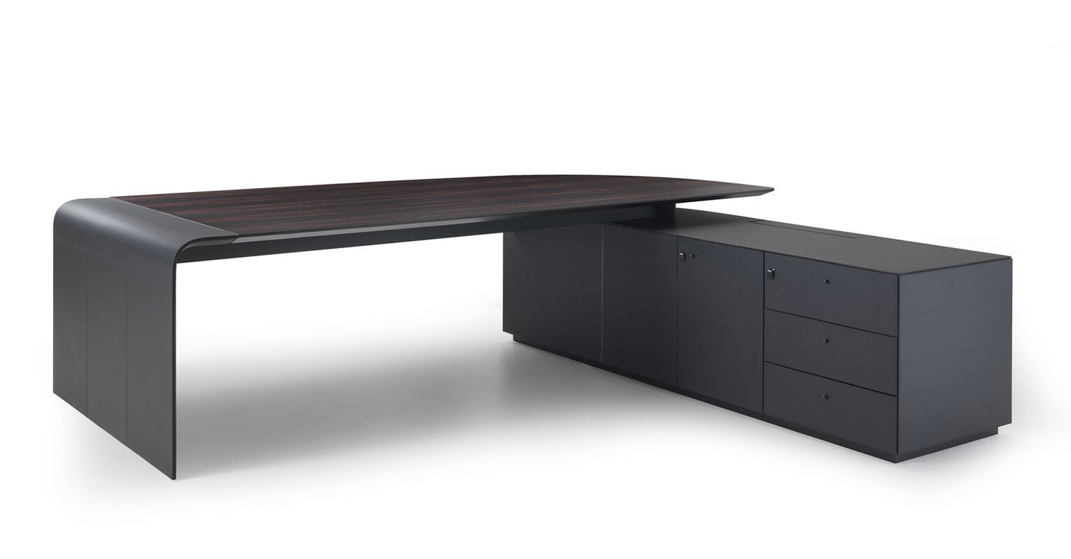 Деревянный угловой стол с ящиками i 4 Mariani Сиена ARCH-00048335 - Вид №1