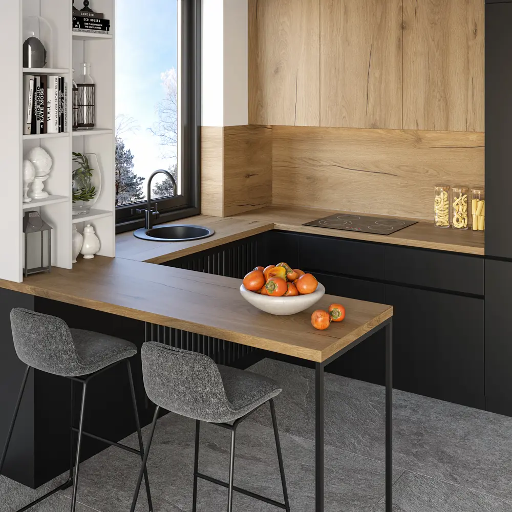 Столешница кухонная Slotex Зея 240x60x3.8 см ЛДСП цвет серый STLM-2141651 - Вид №2