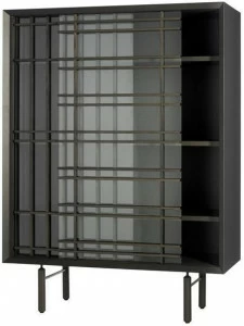 Potocco Комод из дерева и стекла с раздвижными дверцами Sen 886/ma