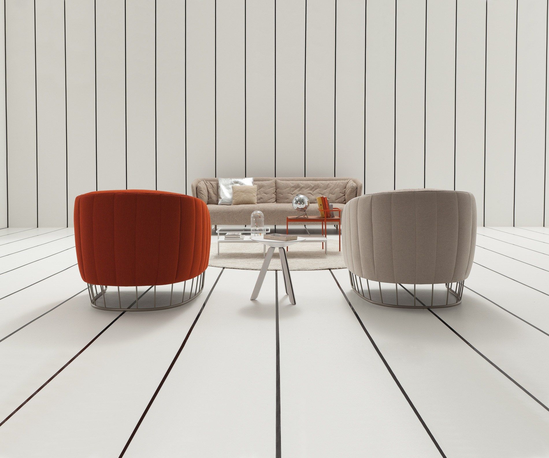 Круглый деревянный журнальный столик SANCAL ARCH-00036167 - Вид №10