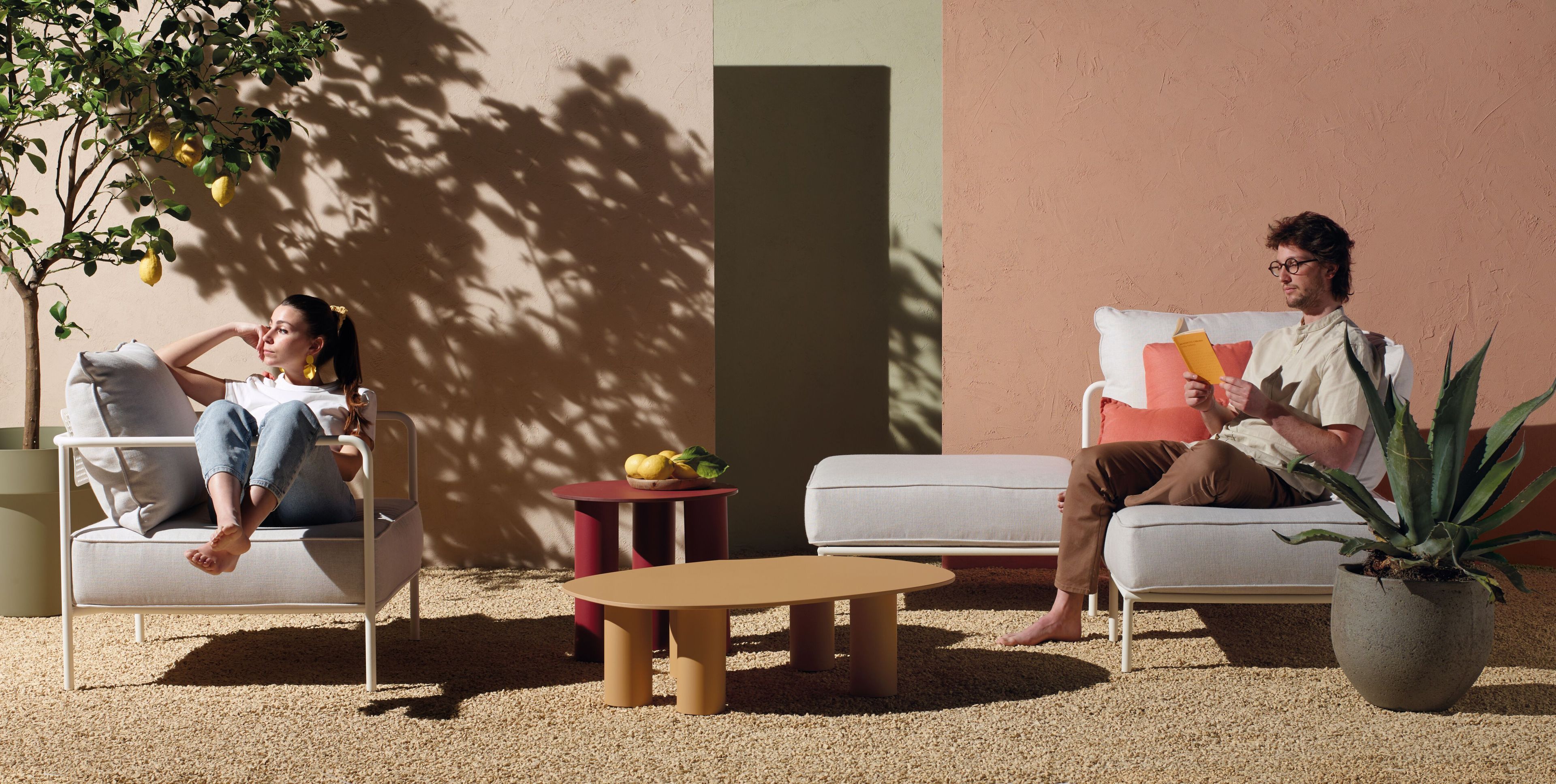 Журнальный столик из ламината с алюминиевыми ножками S-CAB Hyppo ARCH-00142846 - Вид №9