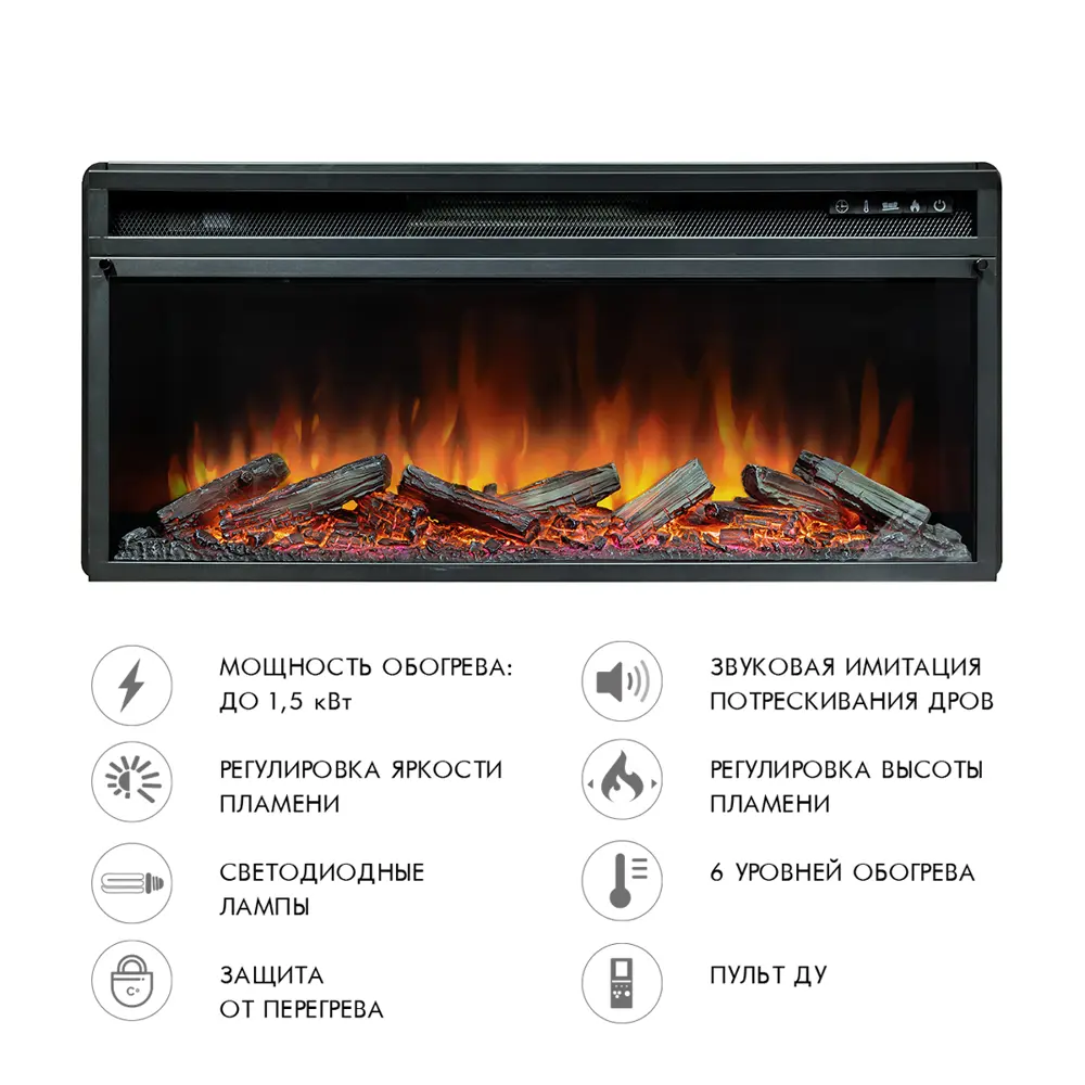 Каминокомплект Royal Flame Line разборный под V42 Vision 42 LOG LED 1.5 кВт STLM-2123376 - Вид №4