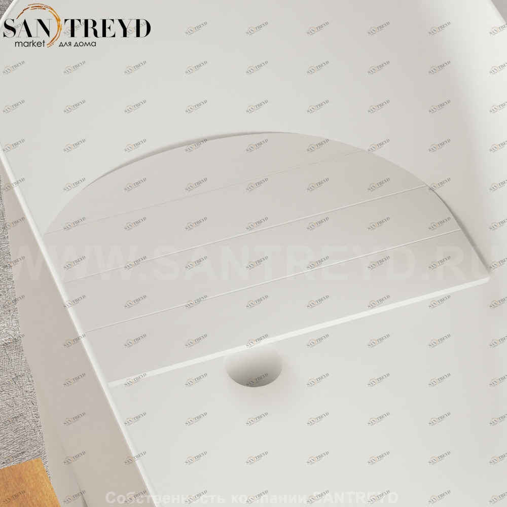 Сиденье для ванны IMMERSION белое Agape AVAS1982Z