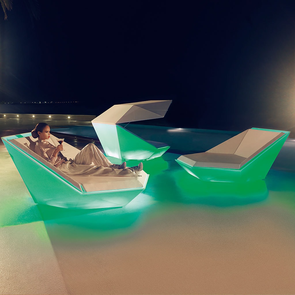 003846 Кровать Lounge с навесом Vondom Faz - Вид №12