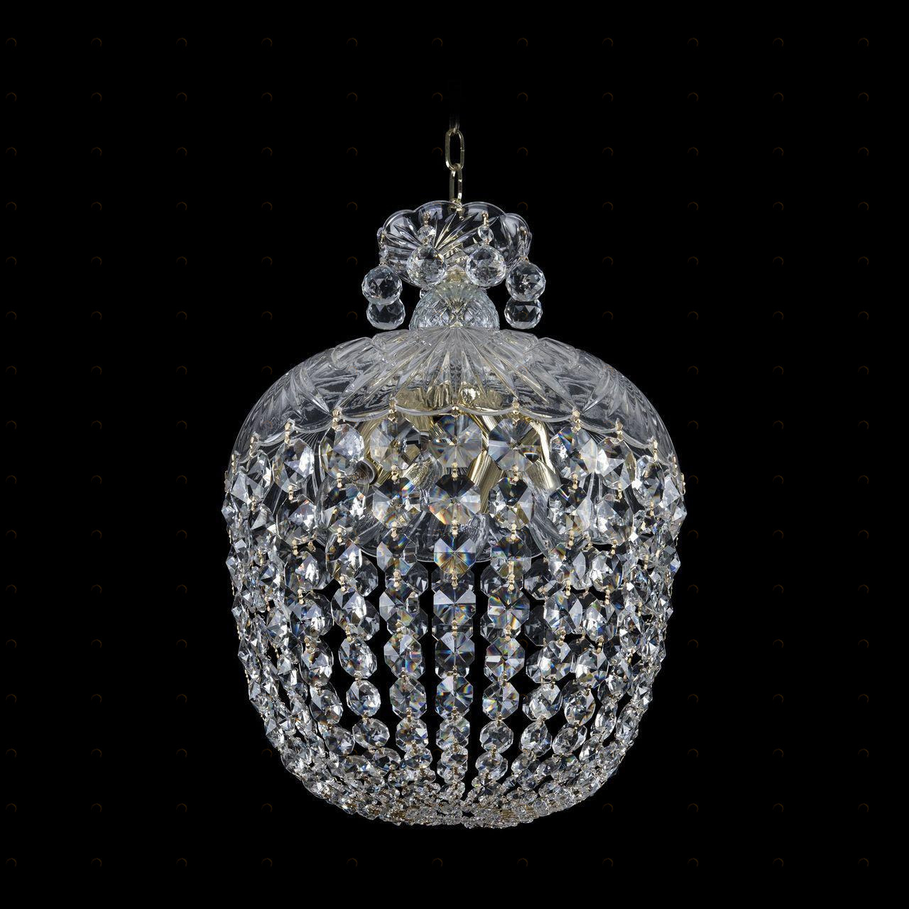Подвесной светильник круглый золотистый Bohemia Ivele G 14771/35 G BOHEMIA IVELE 1477 00-3890084 Золото 