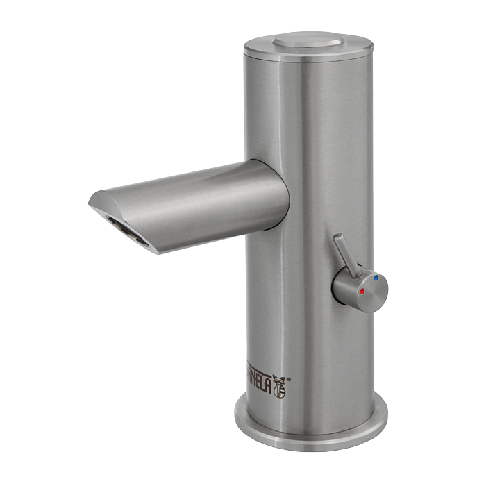 66922 Автоматический смеситель с рычажком для настройки температуры воды, пьезо, 6 В SANELA 