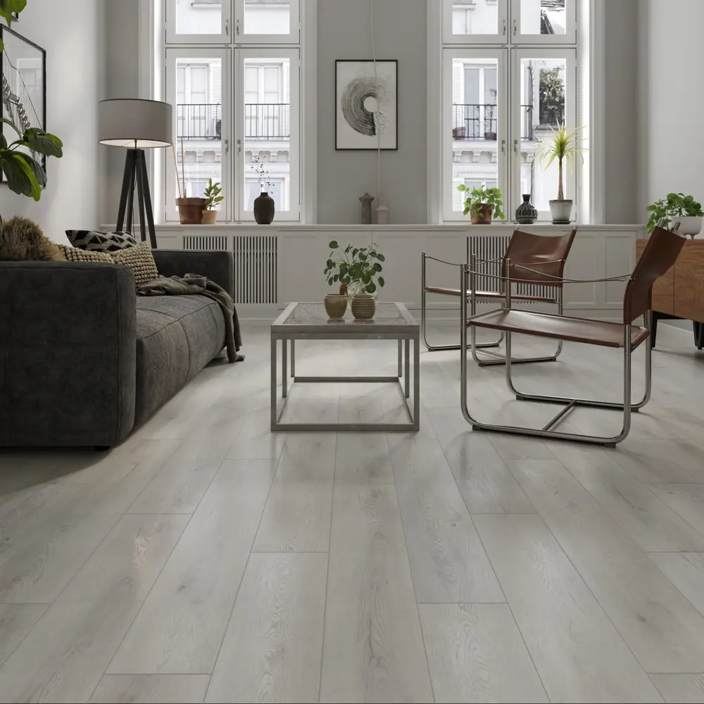 SPC плитка Natisston Дуб беленый 34 класс толщина 4 мм 2.232 м² 89436804 STLM-2188673 