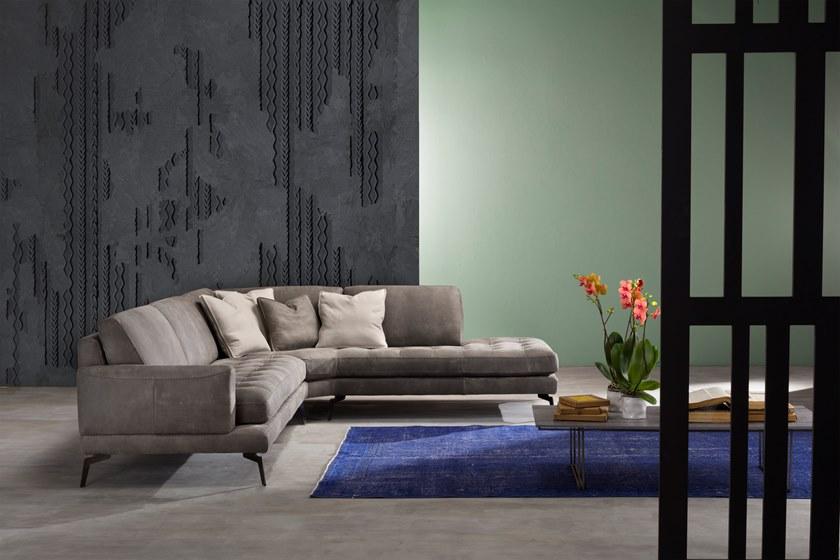 Rossini Sofas Модульный кожаный диван с тафтингом sun-id-1498327 - Вид №11