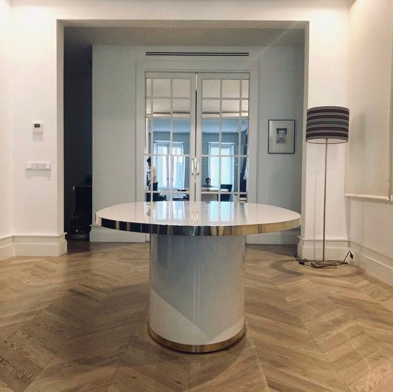 Круглый стол из ламинированного стекла Jover+Valls Antique Boutique-Malibu ARCH-00151815 - Вид №12