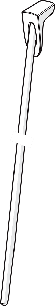 Oras 559590 Подъемный стержень, L=400 559590  Хром  - Вид №1