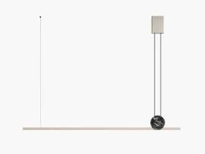 Металлический светодиодный подвесной светильник