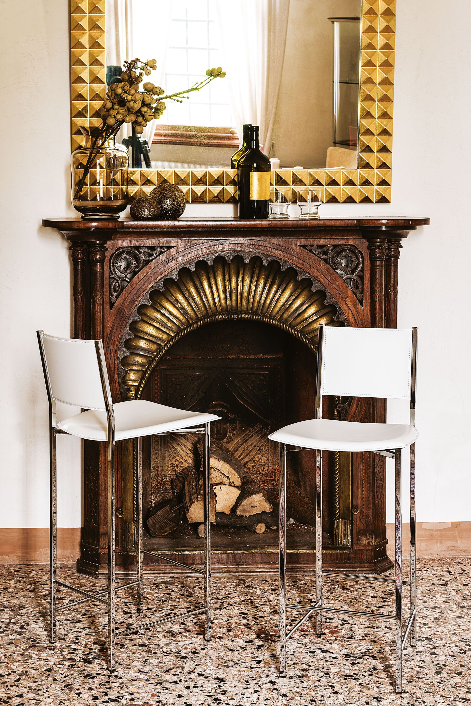 Высокий стул со спинкой Cattelan italia ALESSIO ARCH-00064389 - Вид №5