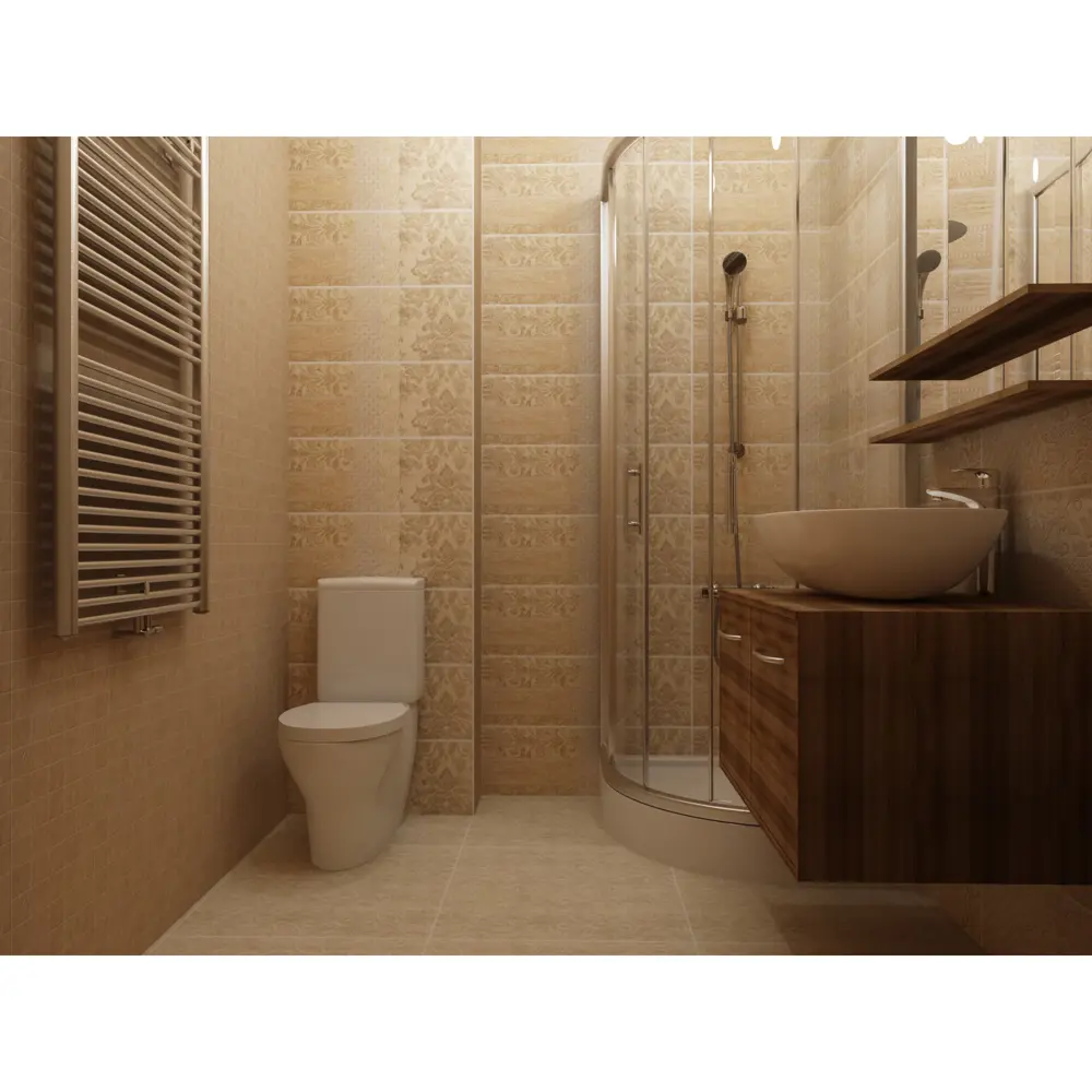 Плитка напольная Marmi Beige 33.3х33.3 см 1.33 м2 цвет бежевый Azori STLM-2075172 - Вид №4