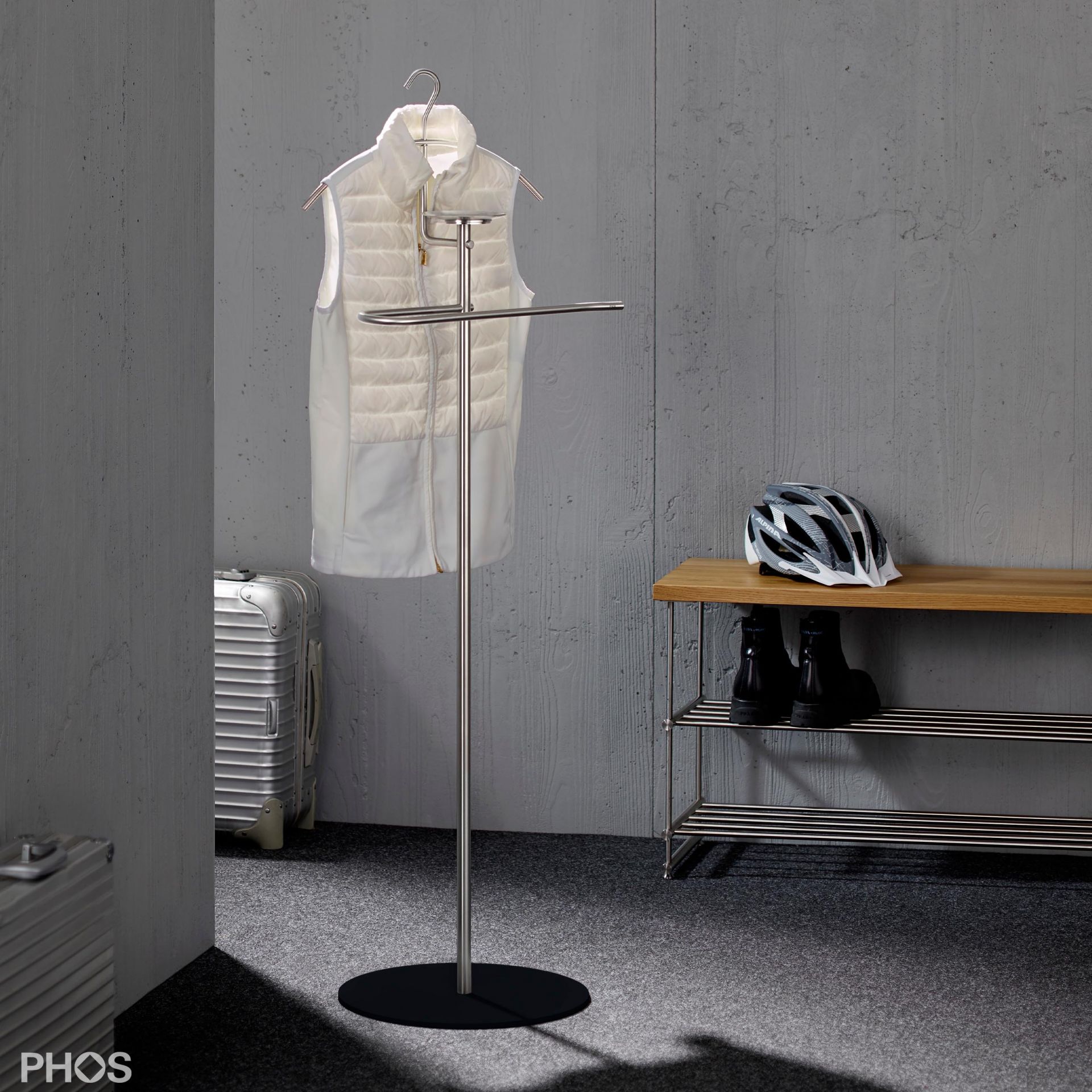 GSDSB-BPS Стойка Valet, опорная плита: черная. PHOS 