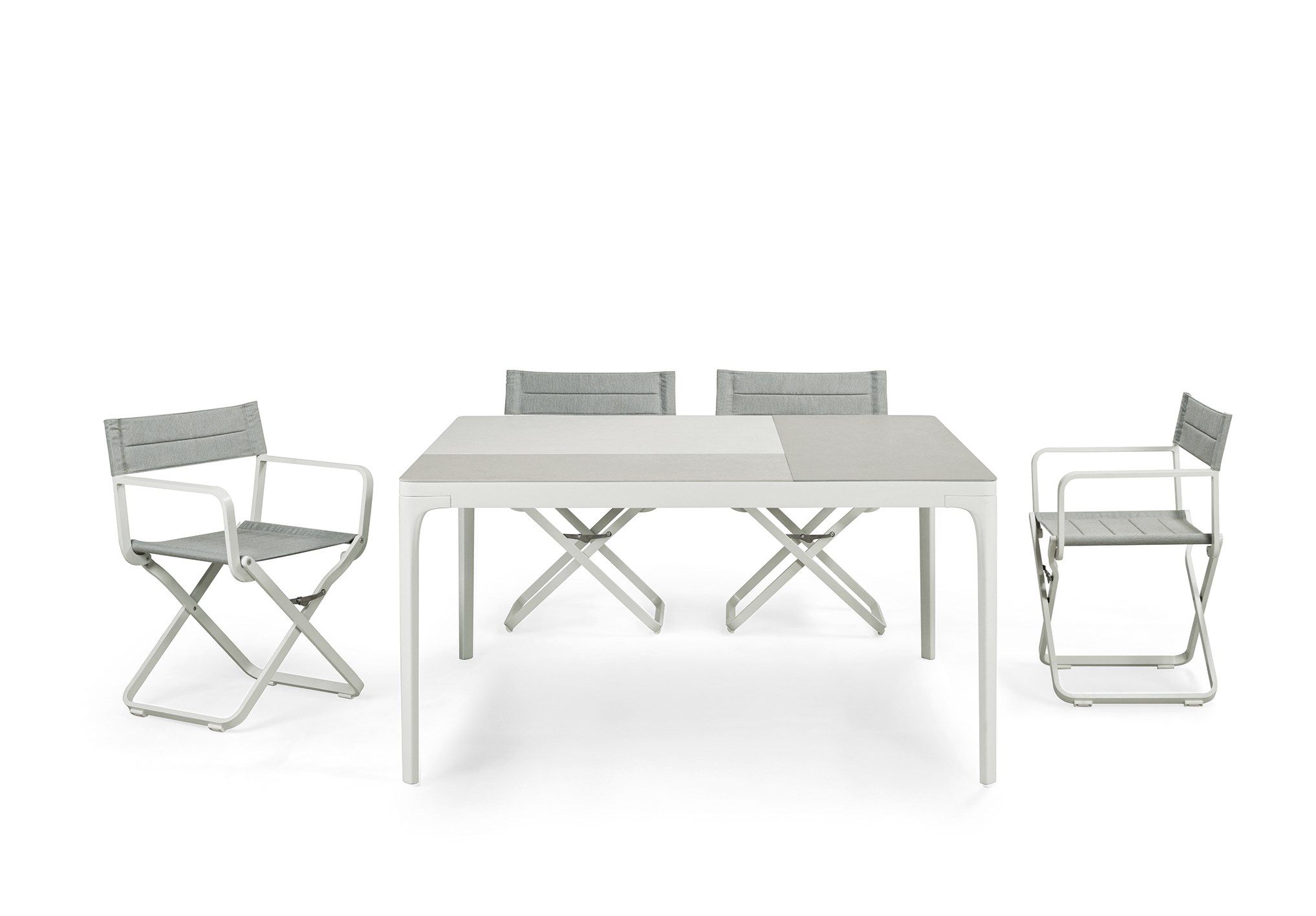 Квадратный садовый стол из керамогранита Ethimo ARCH-00084805 - Вид №7