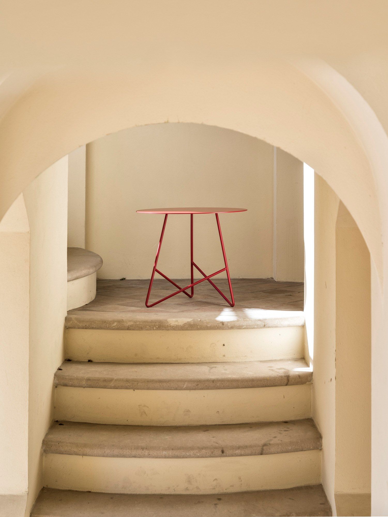 Круглый металлический садовый журнальный столик MEMEDESIGN ERMIONE OUTDOOR ARCH-00117548 - Вид №7