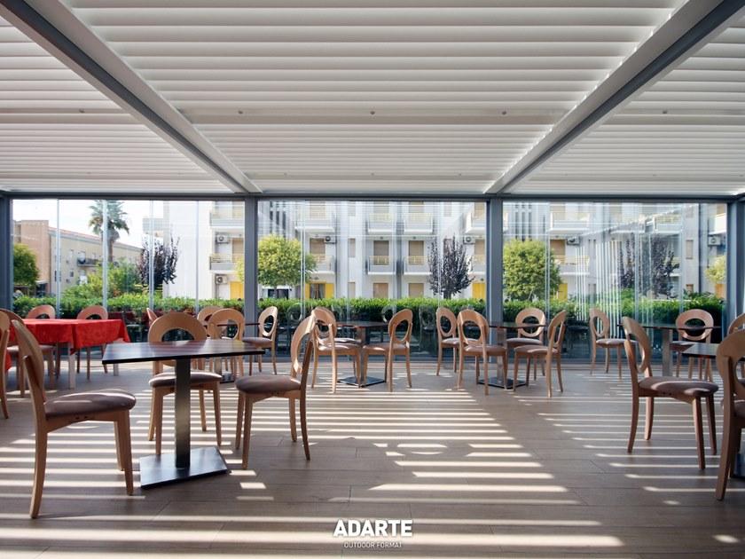 ADARTE Алюминиевая пергола с регулируемыми жалюзи  A105  - Вид №3