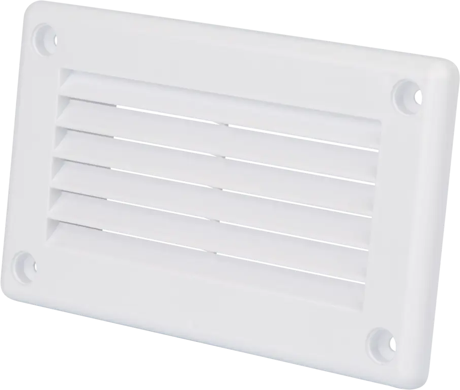 Вентиляционная решетка EQUATION с защитной сеткой 110×55 мм бежевая 88643512