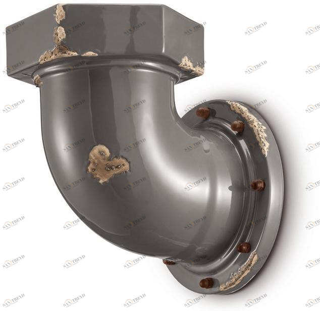 FERROLUCE Настенный керамический светильник отраженного света Industrial C1810