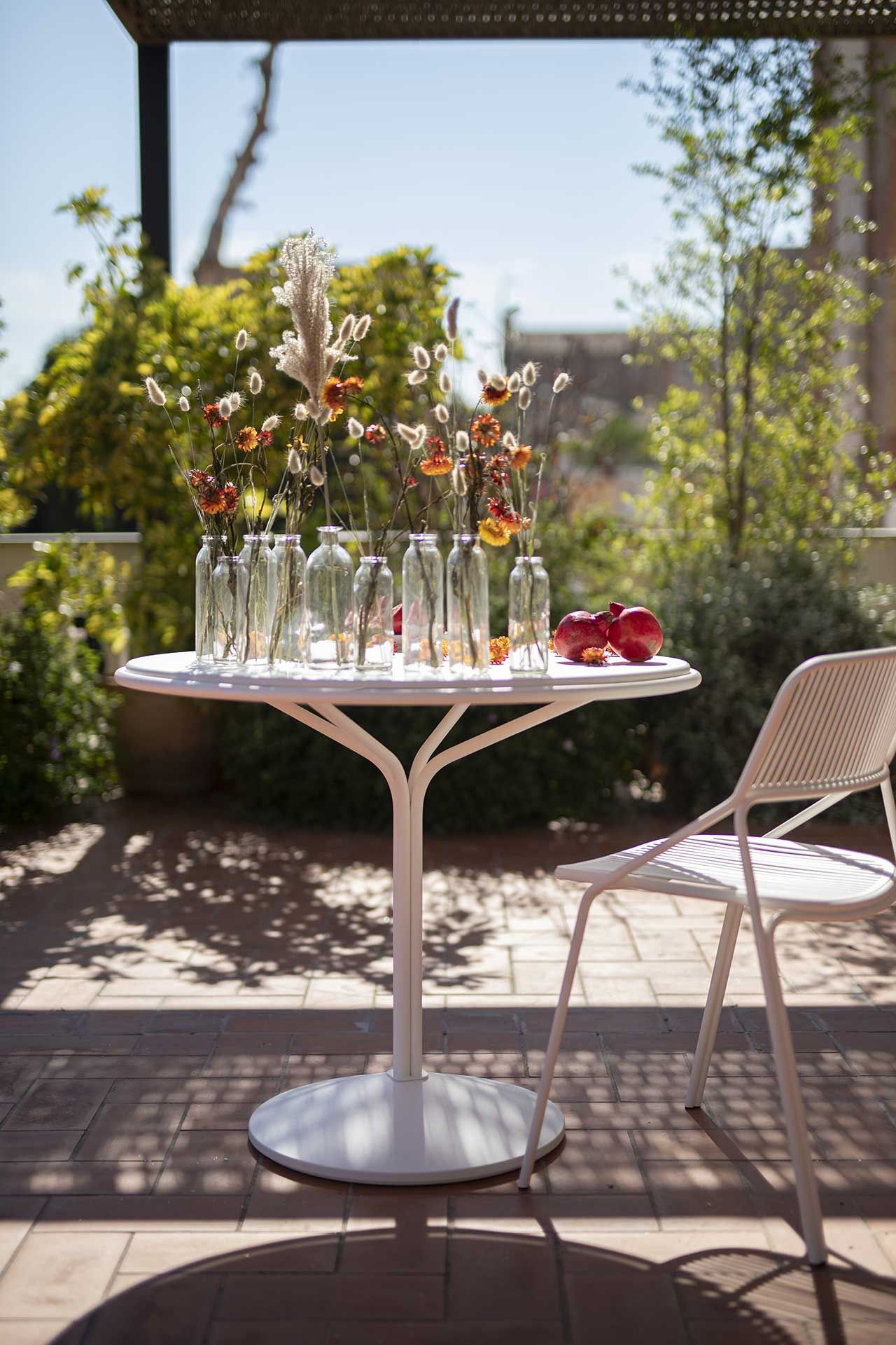 Круглый стальной стол с порошковым покрытием BABEL D Jos ARCH-00089796 - Вид №2