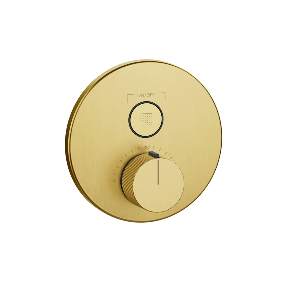 Смеситель для душа 38711 716 Gessi Hi-fi PVD С ЗОЛОТОЙ ЩЕТКОЙ 38711716