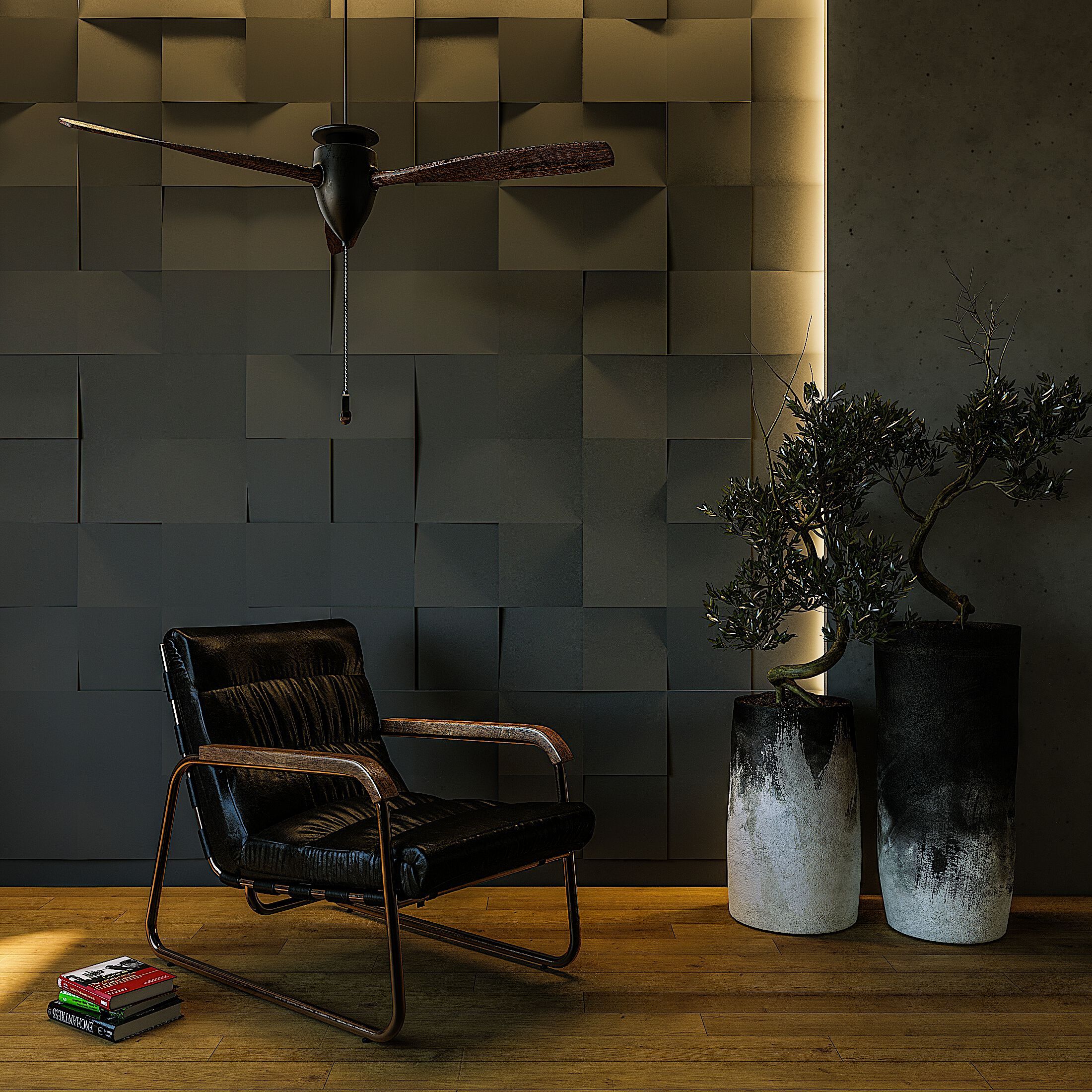 Трехмерное гипсовое покрытие WallDeco M-Modern ARCH-00033389 - Вид №4